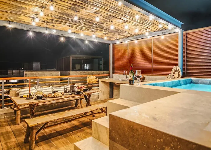 Luxury 2br Penthouse Private Pool Cenote Pensión Tulum
