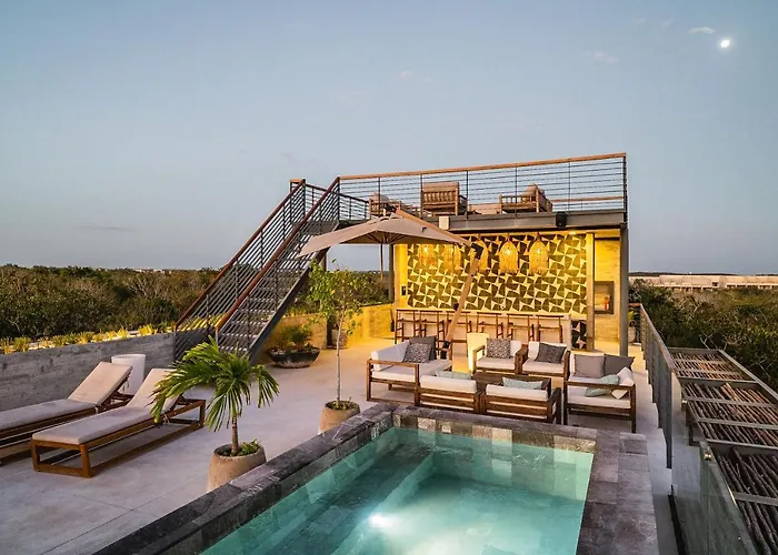 Luxury 2br Penthouse Private Pool Cenote Pensión 4*